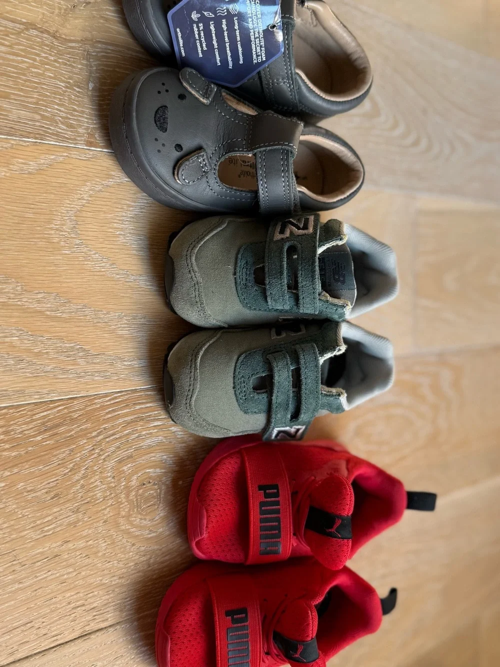 Shoes kids set puma next new balance